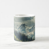 Nordkaskade: Majestic Mountain Peak. Kaffeetasse (Mittel)