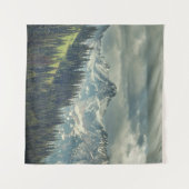 Nordkaskade: Majestic Mountain Peak. Wandteppich (Vorderseite (Horizontal))