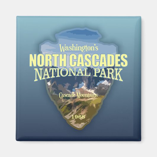 Nordkaskaden NP (Pfeilspitzen) Magnet (Vorne)