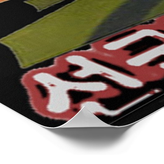 Nordkorea 2049 poster (Ecke)