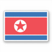 Nordkorea Aufkleber (Vorderseite)