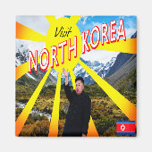 Nordkorea besuchen magnet (Vorne)