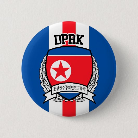 Nordkorea Button (Vorderseite)