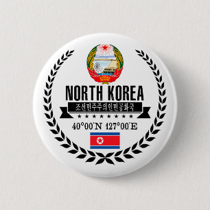 Nordkorea Button