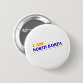 NORDKOREA BUTTON (Vorne & Hinten)