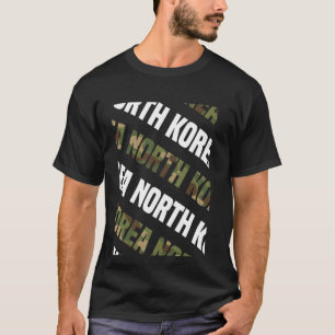 Nordkorea Camouflage Muster Green Camouflage T-Shirt