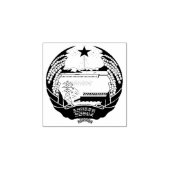 Nordkorea - DVRK 한 국 Gummistempel (Prägung)