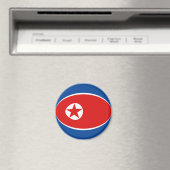 Nordkorea - Flag Magnet (In Situ (Geschirrspüler))