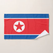 Nordkorea-Flagge Badhandtuch Set (Handtuch)