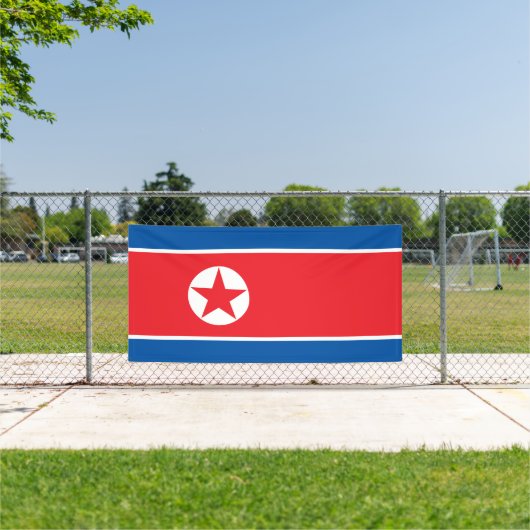 Nordkorea-Flagge Banner (Insitu)