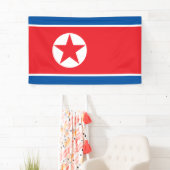 Nordkorea-Flagge Banner (Insitu)