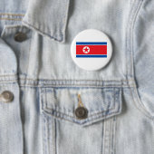 Nordkorea-Flagge Button (Beispiel)
