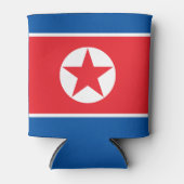 Nordkorea-Flagge Dosenkühler (Vorderseite)