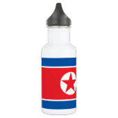 Nordkorea-Flagge Edelstahlflasche (Links)