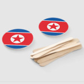 Nordkorea-Flagge Fächer (Non-assembled)