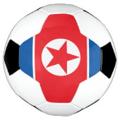 Nordkorea-Flagge Fußball (Gedreht)