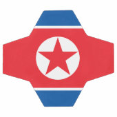 Nordkorea-Flagge Fußball (Flach)