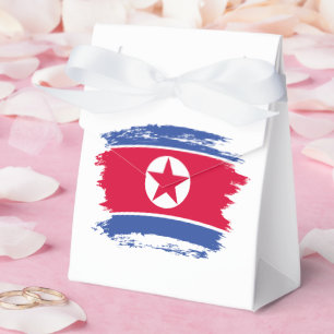 Nordkorea-Flagge Geschenkschachtel