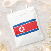 Nordkorea-Flagge Geschenktütchen (Ausgeschnitten)