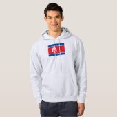 Nordkorea-Flagge Hoodie (Vorne ganz)