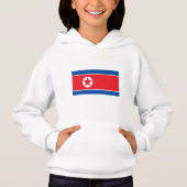 Nordkorea-Flagge Hoodie (Vorderseite)