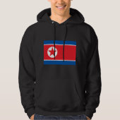 Nordkorea-Flagge Hoodie (Vorderseite)