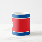 Nordkorea-Flagge Kaffeetasse (Mittel)