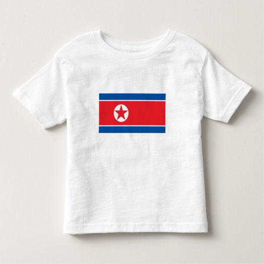 Nordkorea-Flagge Kleinkind T-shirt (Vorderseite)