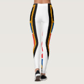 Nordkorea-Flagge Leggings (Rückseite)