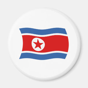 Nordkorea Flagge Magnet