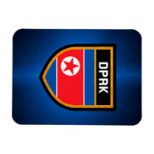 Nordkorea-Flagge Magnet (Horizontal)