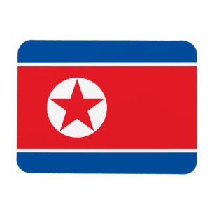 Nordkorea-Flagge Magnet