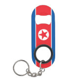 Nordkorea-Flagge Mini Flaschenöffner (Vorderseite)