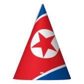 Nordkorea-Flagge Partyhütchen (Links)