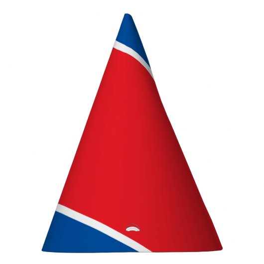 Nordkorea-Flagge Partyhütchen (Rechts)