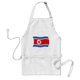 Nordkorea-Flagge-Schürze Schürze