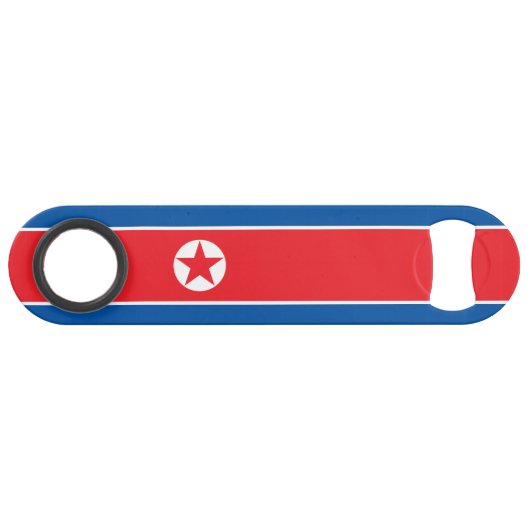 Nordkorea-Flagge Speed Flaschenöffner (Vorderseite (Horizontal))