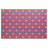 Nordkorea-Flagge Stoff (Fat Quarter (45,7 x 55,9 cm))