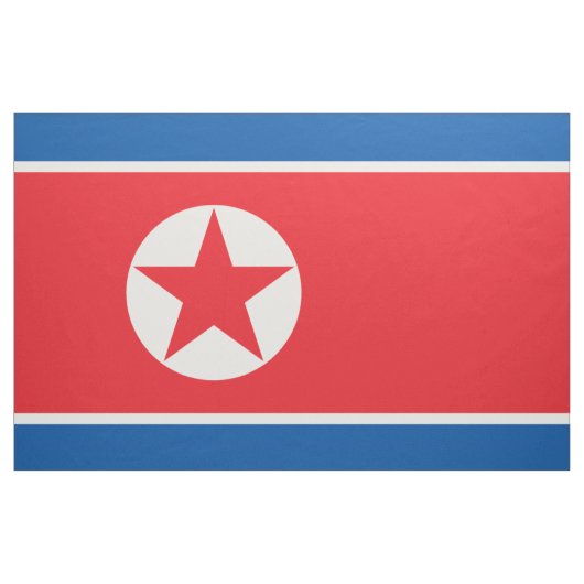 Nordkorea-Flagge Stoff (Yard (91,4 cm))