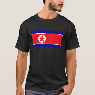 Nordkorea Flagge T Shirt erschüttert