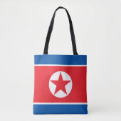 Nordkorea-Flagge Tasche (Vorderseite)