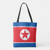 Nordkorea-Flagge Tasche (Rückseite)