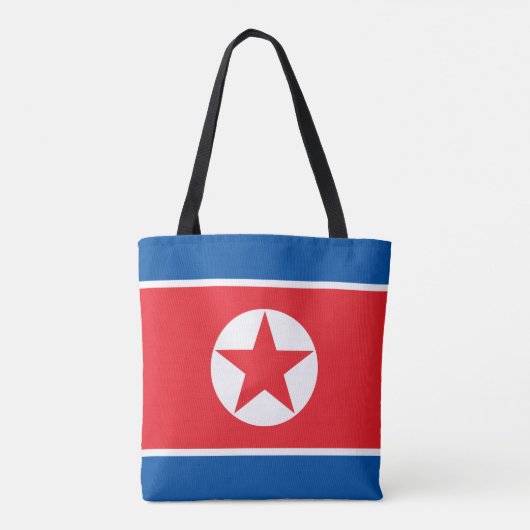 Nordkorea-Flagge Tasche (Rückseite)