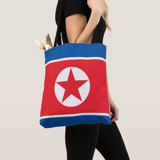Nordkorea-Flagge Tasche (Von Nahem)