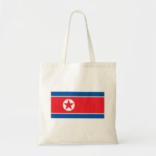 Nordkorea-Flagge Tragetasche