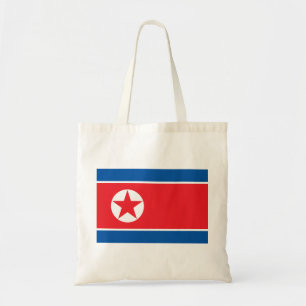 Nordkorea-Flagge Tragetasche