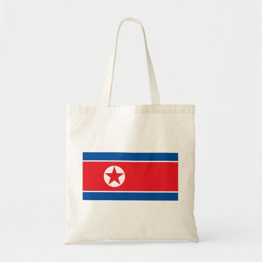 Nordkorea-Flagge Tragetasche (Vorne)