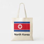 Nordkorea-Flagge Tragetasche (Rückseite)