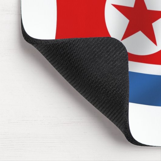Nordkorea Flaggenmousepad Mousepad (Ecke)