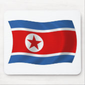Nordkorea Flaggenmousepad Mousepad (Vorne)
